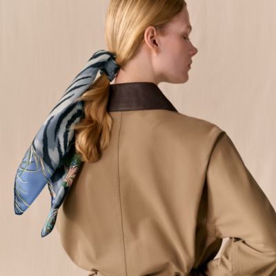 Blue - Silk Scarves and Accessories for Women | Hermès